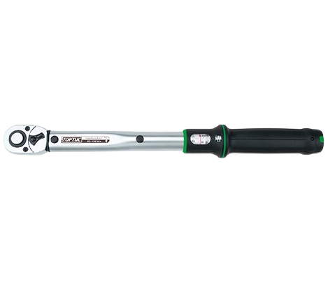 Cheie TOPTUL ANAM0803, dinamometrică, antrenor pătrat 1/4 inch, domeniu strângere 5-25 Nm, lungime 290 mm, cu display