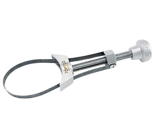 Cheie pentru filtru ulei cu curea metalică TOPTUL JDAZ65B0, prindere 65-110 mm, lungime mâner 290 mm