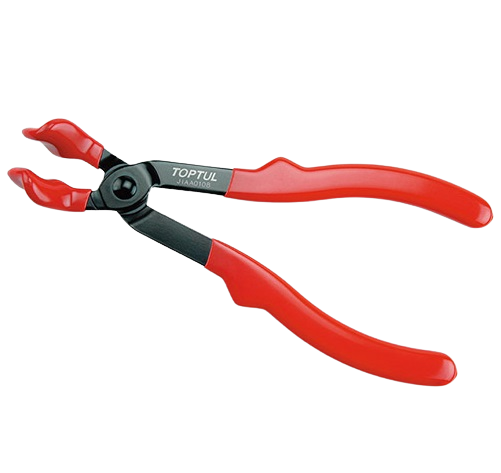 Cleste fise bujii TOPTUL JIAA0108, lungime 200 mm, falci curbate si cauciucate, manere izolate