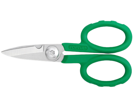 Foarfeca electricieni multifunctionala TOPTUL SBAA0414, lungime 138 mm, lungime taiere 42 mm, manere izolate