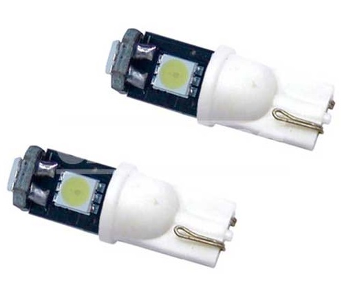 Set 2 becuri LED auto pentru semnalizare CARPRISS, model 79780291, T10, 12V, 0.8W, W2.1x9.5d