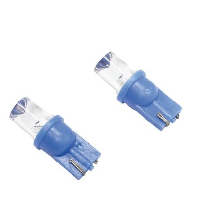 Set 2 becuri LED auto CARPRISS pentru lumini de staționare 70740011, T10, 12V, 5W, W2.1x9.5d, albastru