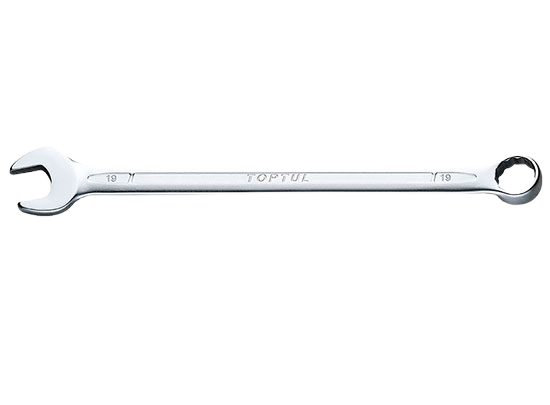 Cheie TOPTUL AAEL1515 combinata lunga, deschidere cheie 15 mm, lungime 277 mm, crom vanadiu, finisaj satinat
