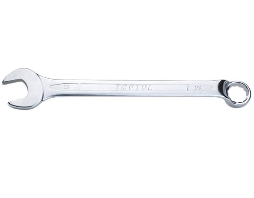 Cheie combinata AAEN1010 TOPTUL, deschidere cheie 10 mm, lungime 150 mm, crom vanadiu, finisaj satinat