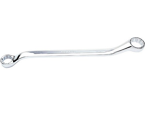 Cheie TOPTUL ACAH2022, inelara dubla, deschidere cheie 5/8 x 11/16 inch, lungime 237 mm, unghi 45 grade, crom vanadiu, finisaj cromat