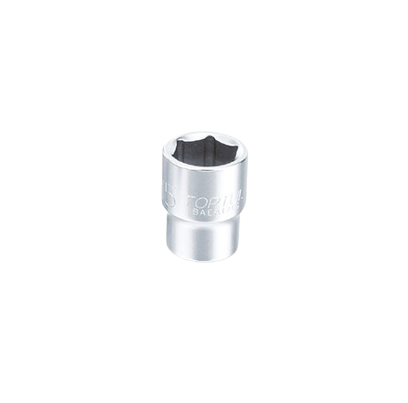 Cheie tubulara BAEA1211 TOPTUL, prindere patrat 3/8 inch, profil hexagonal, deschidere cheie 11 mm, lungime 28 mm, crom vanadiu