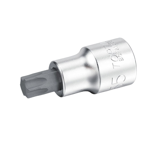 Bit tubular cu soclu TOPTUL BCFA1230, prindere pătrat 3/8 inch, profil torx T30, lungime 48 mm, crom vanadiu