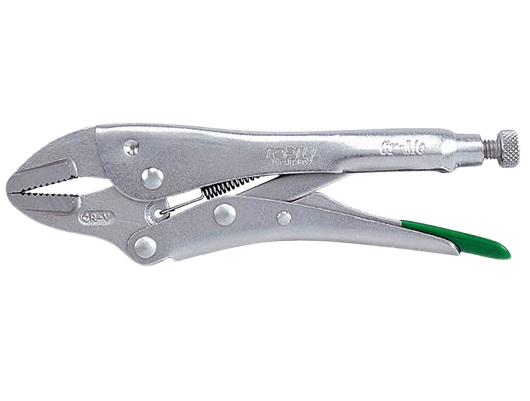 Cleste TOPTUL DAAR2B10 autoblocant, cu șurub ajustare, lungime 10 inch/254 mm, finisaj nichelat