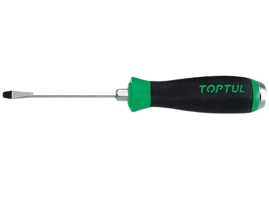 Șurubelniță dreaptă TOPTUL FAGB5E10, dimensiuni 1x5.5 mm, lungime 215 mm, lungime activă 100 mm, mâner ergonomic, aderent