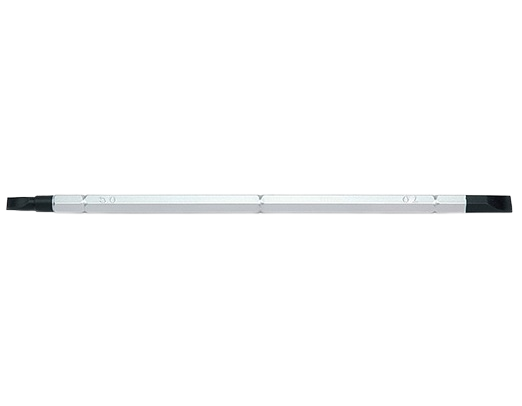 Bit pentru înșurubare TOPTUL FMCA0507, cu 2 capete drepte 5 x 7 mm, lungime 175 mm, oțel crom vanadiu-molibden