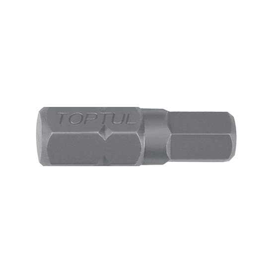 Bit TOPTUL FSDA1207 pentru înșurubare, prindere hexagonală 10 mm, profil hexagonal 7 mm, lungime 30 mm, finisaj fosfatat