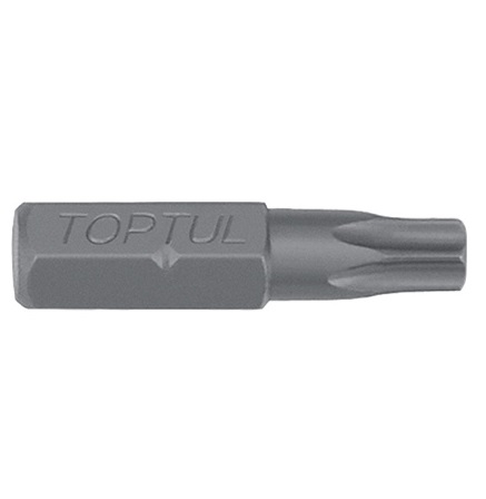 Bit TOPTUL FSGA0810 pentru înșurubare, profil torx T10, lungime 25 mm, oțel S2