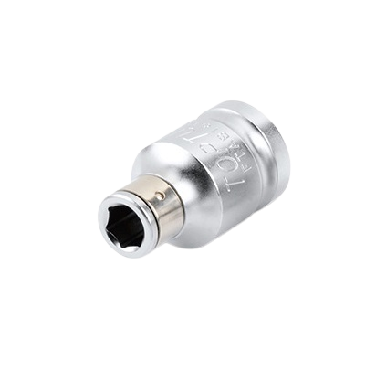 Suport TOPTUL FTAB1610 tubular pentru bit insurubare, antrenor 1/2 inch, deschidere cheie 5/16 inch, lungime 38 mm, satinat