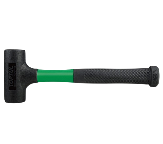 Ciocan TOPTUL HAAB1038 din cauciuc, greutate 550 g, diametru cap 38 mm, lungime 290 mm, coadă din plastic