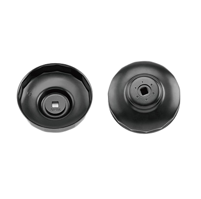 Cheie TOPTUL JDAH9015 pentru filtru ulei, antrenor pătrat 3/8 inch, diametru 90 mm, 15 laturi