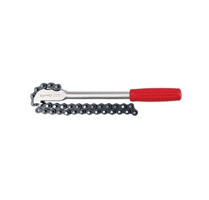 Cheie pentru filtru ulei cu lant JJAH1203 TOPTUL, capacitate prindere 13-152 mm, lungime maner 305 mm, lungime lant 510 mm