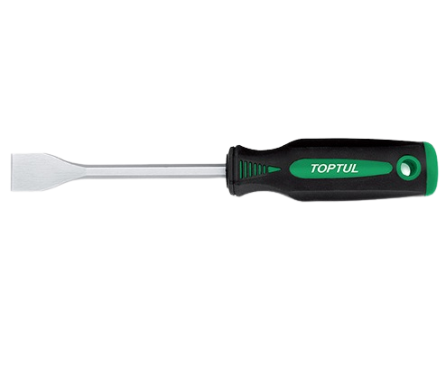 Șurubelnița TOPTUL JJAJ0813, dreaptă, lungime activă 125 mm, lungime totală 245 mm, mâner aderent, crom vanadiu