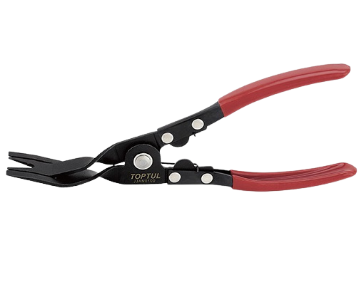 Cleste TOPTUL JJAN0109 pentru desfacere clipsuri, lungime 240 mm, manere aderente, crom molibden