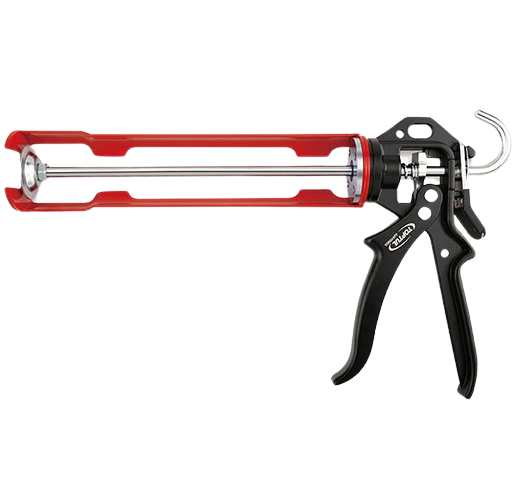 Pistol TOPTUL JJAY0903 pentru silicon, rotativ, lungime 9 inch/ 229 mm, pentru cartușe de 300 ml