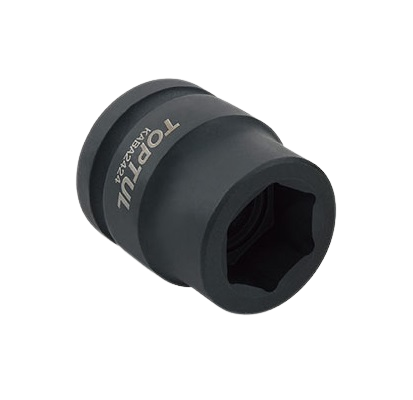 Cheie TOPTUL tubulara de impact KABA2417, prindere patrat 3/4 inch, profil hexagonal, deschidere cheie 17 mm, lungime 50 mm, crom molibden