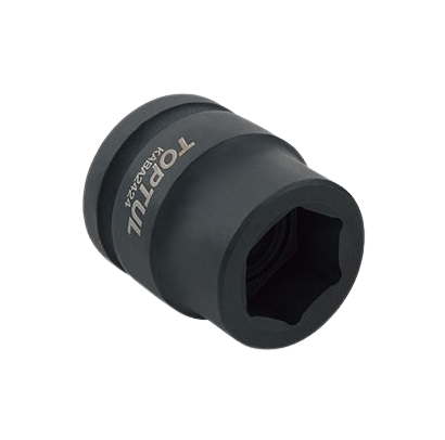Cheie TOPTUL tubulara de impact KABA2419, prindere patrat 3/4 inch, profil hexagonal, deschidere cheie 19 mm, lungime 50 mm, crom molibden