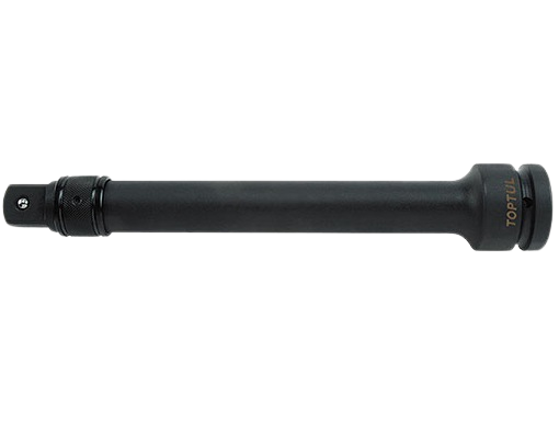 Prelungitor TOPTUL KACB1610 pentru chei de impact, prindere pătrat 1/2 inch, lungime 10 inch/254 mm, crom molibden