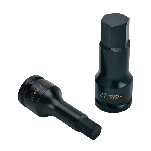 Cheie impact de bit TOPTUL KADH2414, prindere pătrat 3/4 inch, profil hexagonal, deschidere cheie 14 mm, lungime 105 mm, crom molibden