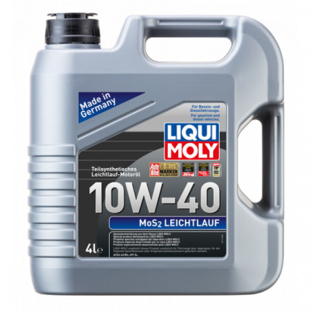 Ulei LIQUI MOLY Leichtlauf MOS2 10W40 6948, volum 4 litri, semi sintetic