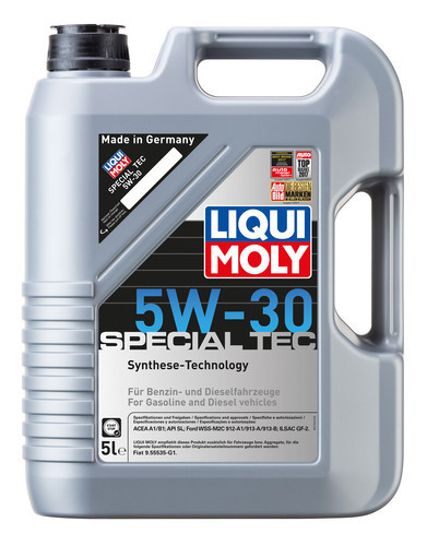 Ulei motor LIQUI MOLY Leichtlauf Special 5W30 A1/B1 9509, 5 litri, sintetic pentru Fiat, Ford, VW