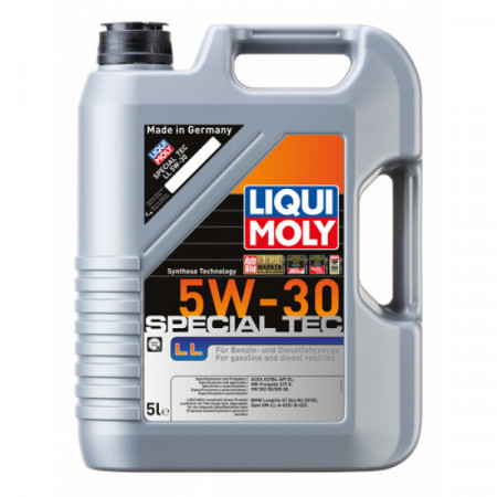 Ulei LIQUI MOLY Special Tec LL 5W30 2448, volum 5 litri, sintetic pentru BMW, Opel, MB, VW