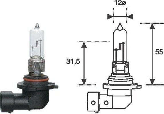 Bec HB3 Magneti Marelli 12V 65W P20d