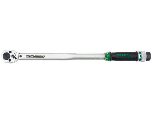 Cheie dinamometrică TOPTUL ANAF0803, domeniu de strângere 6-30 Nm, prindere pătrat 1/4 inch, lungime 350 mm