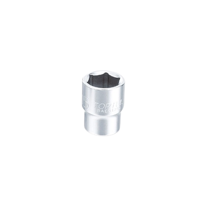 Cheie tubulara BAEA0807 TOPTUL, prindere patrat 1/4 inch, profil hexagonal, deschidere cheie 7 mm, lungime 25 mm, crom vanadiu