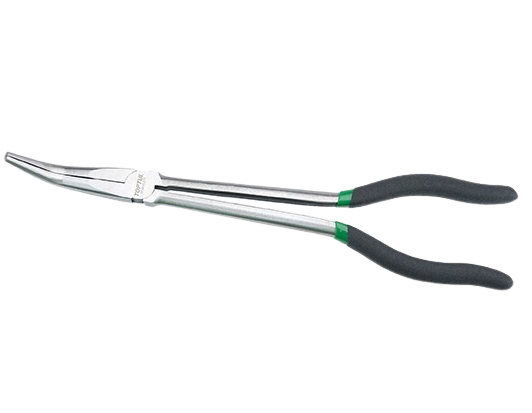 Cleste TOPTUL DFAH1211, lung cu varf indoit, dimensiuni 11 inch/279.4 mm, otel crom molibden