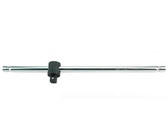 Maner TOPTUL de forta T cu cap culisant CTCA2446, antrenor patrat 3/4 inch, lungime 460 mm, crom vanadiu, finisaj satinat