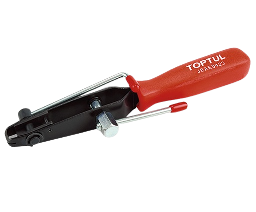 Dispozitiv TOPTUL JEAE0423 pentru montaj banda metalica, lungime 230 mm, acționare 1/2 inch, mâner aderent