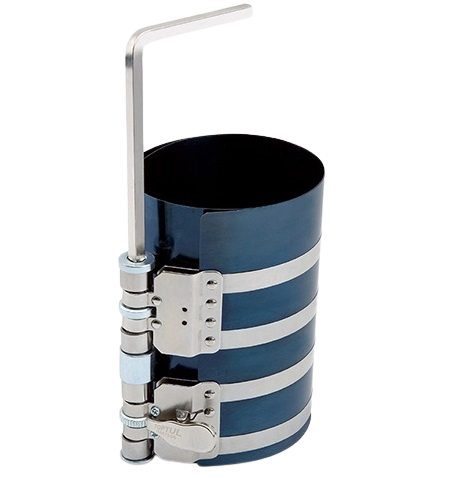 Dispozitiv TOPTUL JAAA1804, compresie pentru montare segmenti piston, diametru 90-175 mm, inaltime 3 inch/101.6 mm