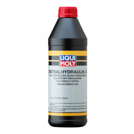 Ulei LIQUI MOLY 20468 hidraulic, volum 1 litru, sintetic, verde, pentru sistemul hidraulic central pentru Fiat, BMW, Opel, MB, MAN...