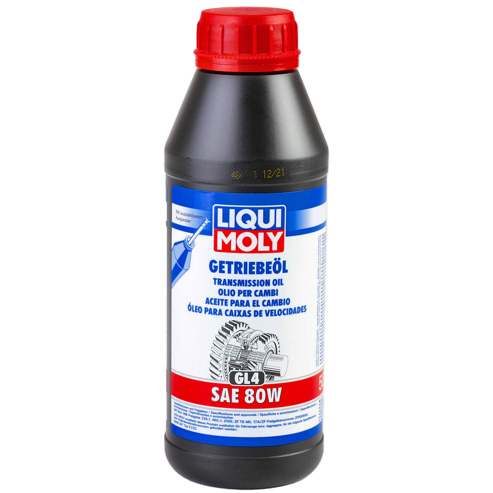 Ulei cutie Liqui Moly GL 4 80W 500ml compatibil MB, MAN