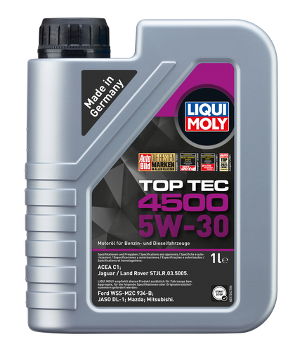 Ulei motor Top Tec LIQUI MOLY 4500 5W30 2317, ACEA C1-08, volum 1 litru, sintetic pentru Ford, Jaguar, Mitsubishi, Mazda
