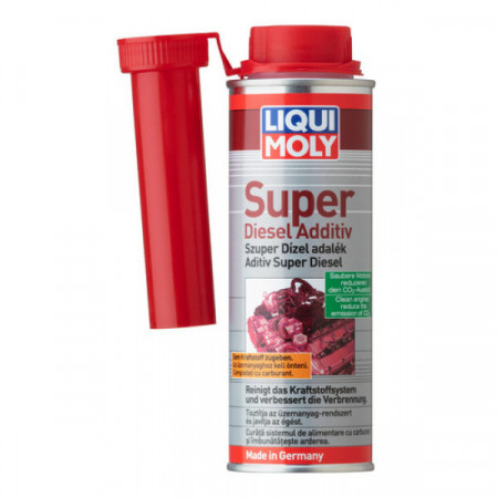 Aditiv diesel LIQUI MOLY Super diesel pentru curățare sistem injecție, volum 250 ml, culoare maroniu, cod 8379