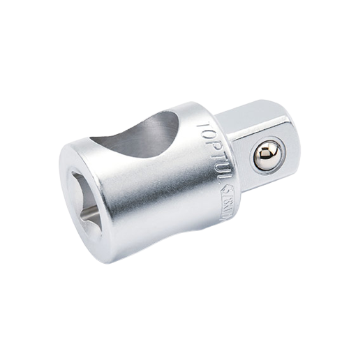 Adaptor TOPTUL chei tubulare CAGA1612, cu gaura 12.7 mm, patrat 1/2 inch - 3/8 inch, lungime 40 mm, crom vanadiu, finisaj lucios