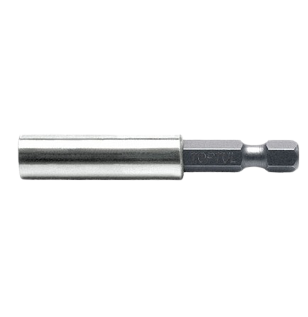 Suport TOPTUL FTDC0808, magnetic pentru biți înșurubare, prindere hex 1/4 inch, antrenor hex 1/4 inch, lungime 60 mm, crom vanadiu