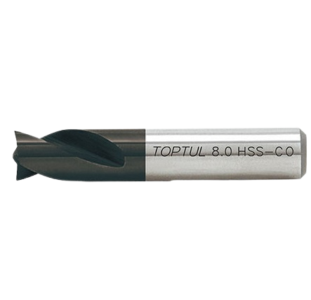 Burghiu TOPTUL JJAX0821 frezare puncte sudura, diametru 8 mm, lungime activa 21 mm, lungime totala 80 mm