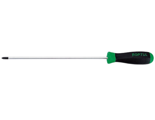 Șurubelniță în cruce FBCB0240 TOPTUL, PH2, lungime 505 mm, lungime activă 400 mm, mâner ergonomic, aderent