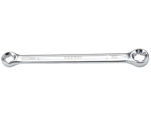 Cheie inelara AAEE1418 TOPTUL, profil stea, deschidere cheie E14 x E18, lungime 181 mm, crom vanadiu