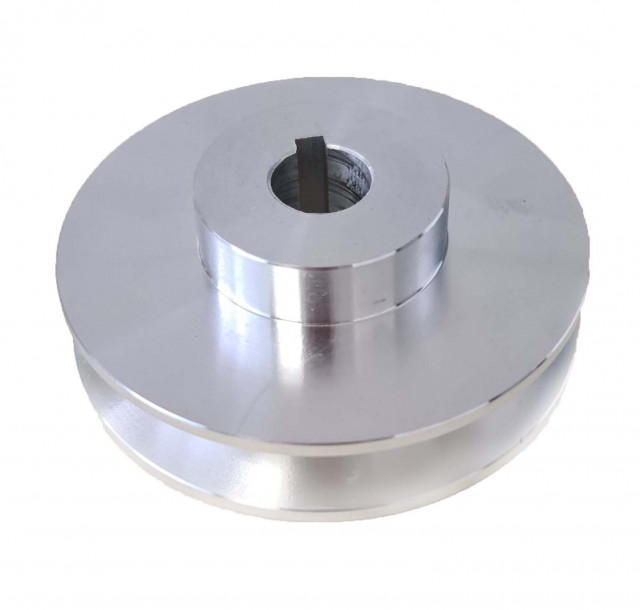 Fulie pentru motosapă (ax 20mm, diametru 110mm) pentru curea de 17mm