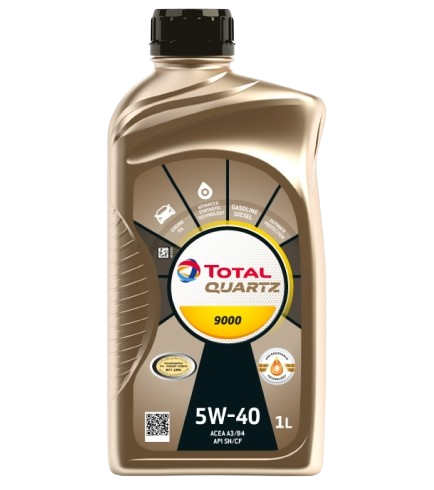 Ulei motor TOTAL Quartz 9000 5W40 166243, 1 litru, sintetic pentru PEUGEOT, BMW, MB, CITROEN...