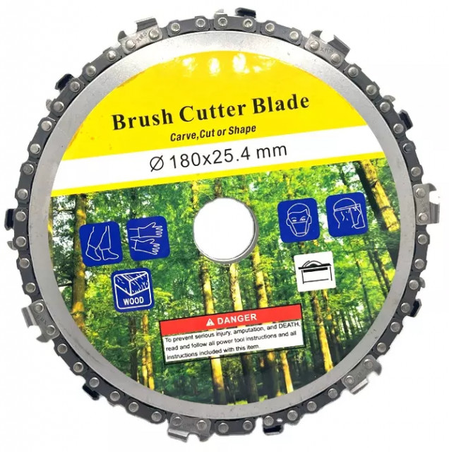 Disc pentru motocoasă cu lanț de drujbă, dimensiuni 235mm x 25.4mm