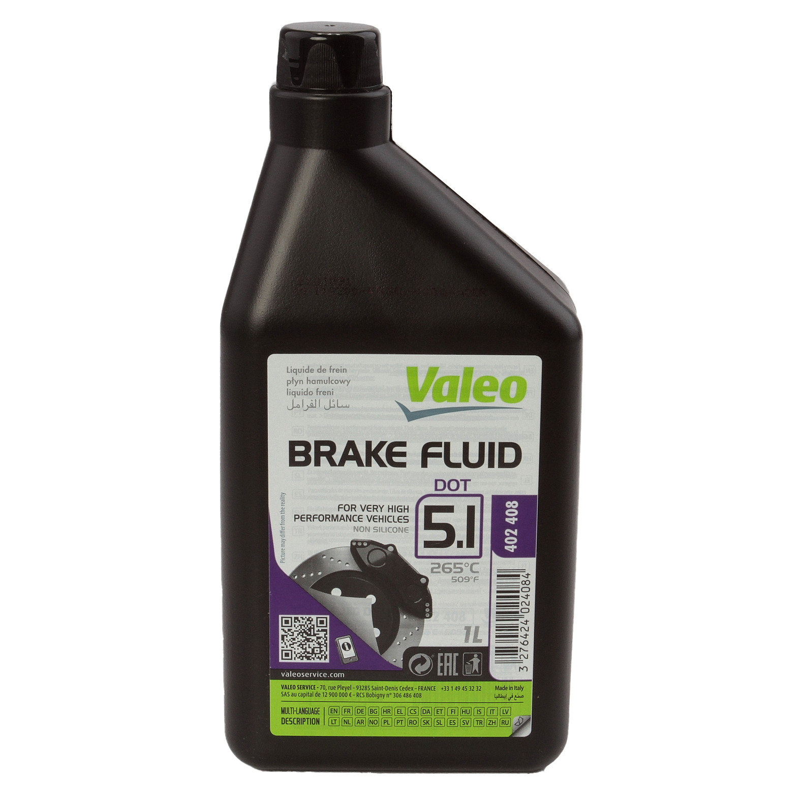 Lichid Valeo DOT5.1 de frână sintetic 1L